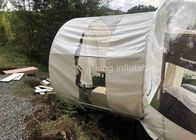 5 मीटर व्यास पीवीसी होटल मौन धौंकनी के साथ Inflatable स्पष्ट बुलबुला तम्बू