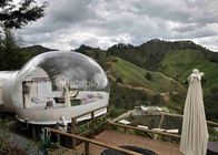 5 मीटर व्यास पीवीसी होटल मौन धौंकनी के साथ Inflatable स्पष्ट बुलबुला तम्बू