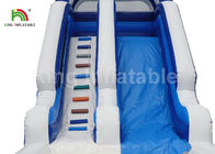 कस्टम व्हाइट 6 * 4 मी वाणिज्यिक के लिए बड़ी Inflatable पानी पूल स्लाइड