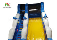पंचर - सबूत महासागर विश्व डॉल्फिन Inflatable पानी स्लाइड / आउटडोर Inflatable खेल का मैदान