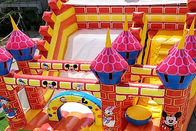 बच्चों के लिए कस्टम प्लेटो पीवीसी तिरपाल Inflatable बाउंसर खेल का मैदान