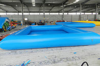 आउटडोर वाटर बॉल गेम्स के लिए स्क्वायर शेप 0.65m इन्फ्लेटेबल स्विमिंग पूल