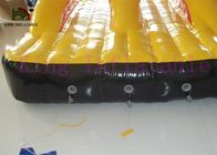 पीले / लाल पीवीसी तिरपाल पानी के खेल के लिए Inflatable पानी खिलौना / विशाल जूते