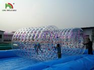 रंगीन पीवीसी Inflatable पानी खिलौना / CE अनुमोदित एयर पंप के साथ पानी रोलर पर चलना